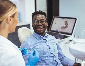 Patient in Boca Raton smiling after teeth whitening